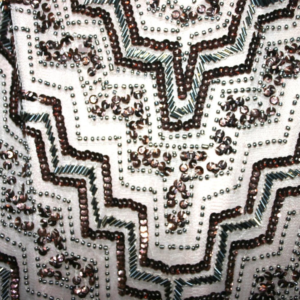 Aidan Mattox Dramatic Blush Beaded Sleeveless Coc… - image 5